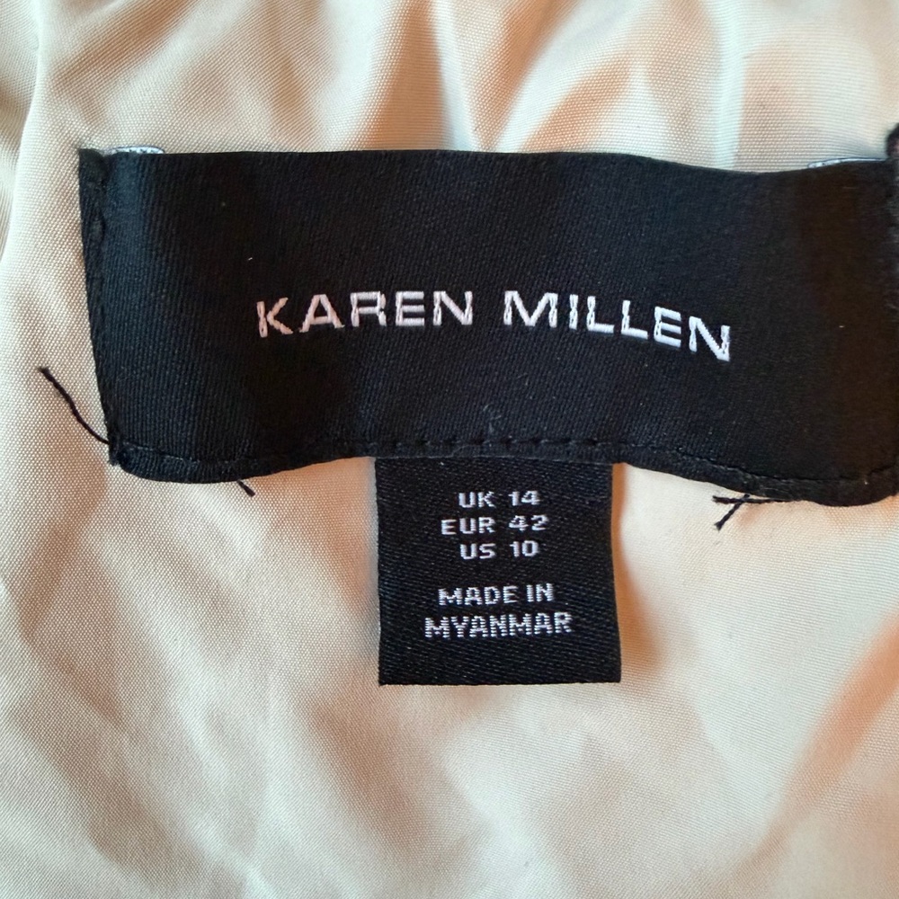 Karen Millen Beige Puffer Coat - Picture 4 of 12